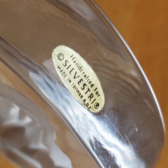 Silvestri Crystal Etched Rose Glass Paperweight - Picture 7 of 7